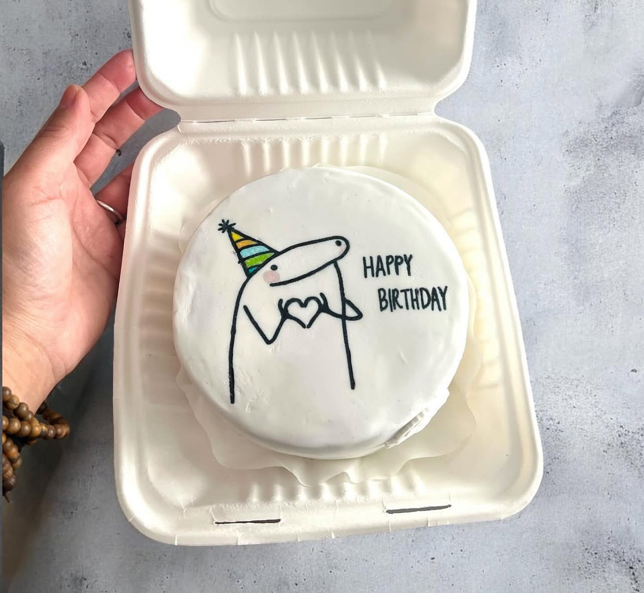 Mini birthday cake(lunch box cake)