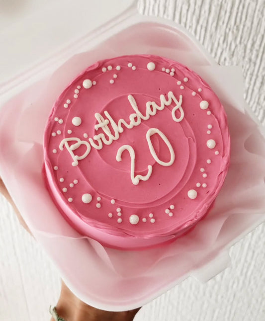 Mini birthday cake(lunch box cake)