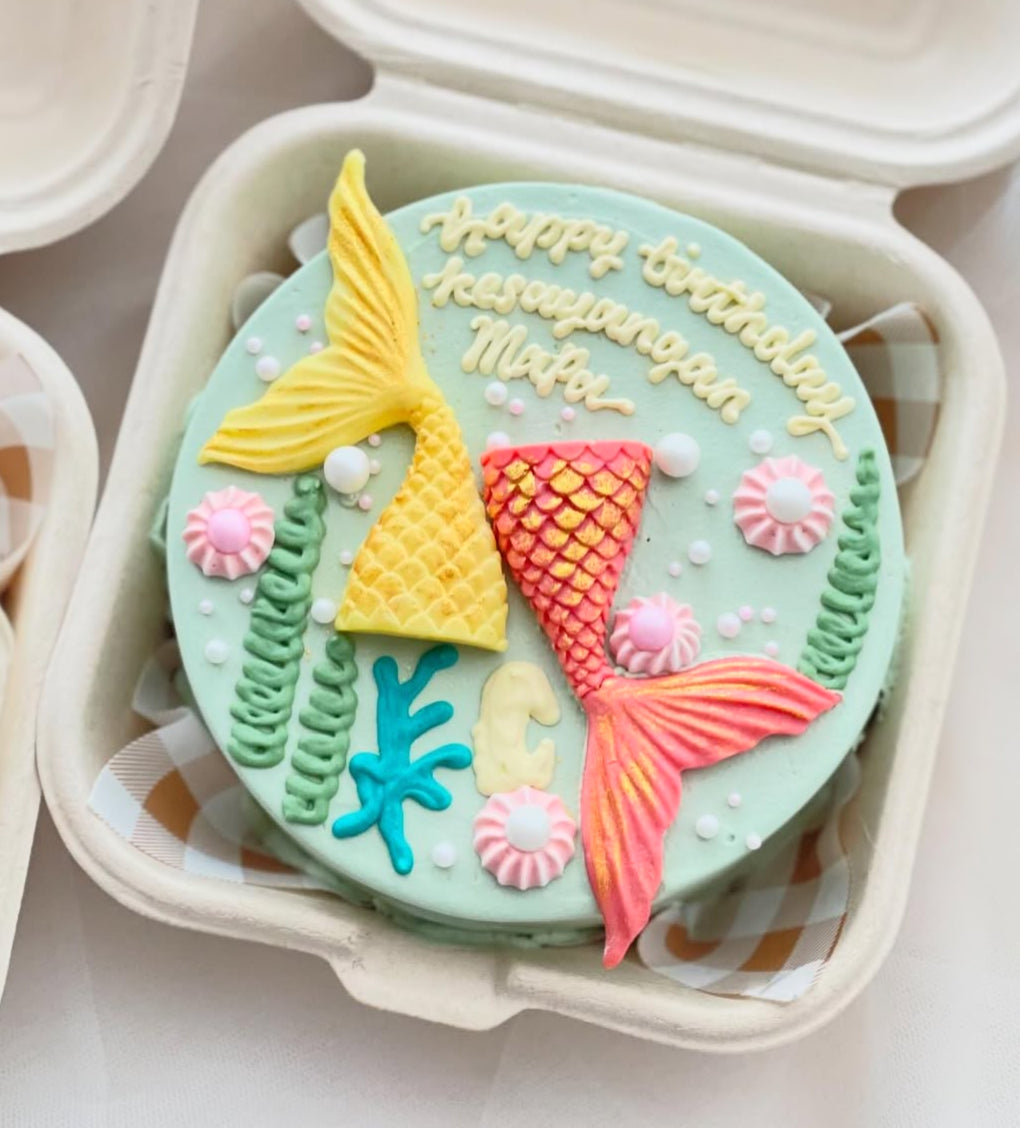 Mini birthday cake(lunch box cake)